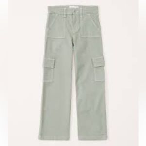 ABECROMBIE KIDS high rise wide leg jeans